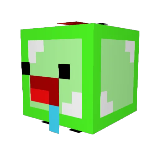 mariiiieee Minecraft avatar head, 3D render