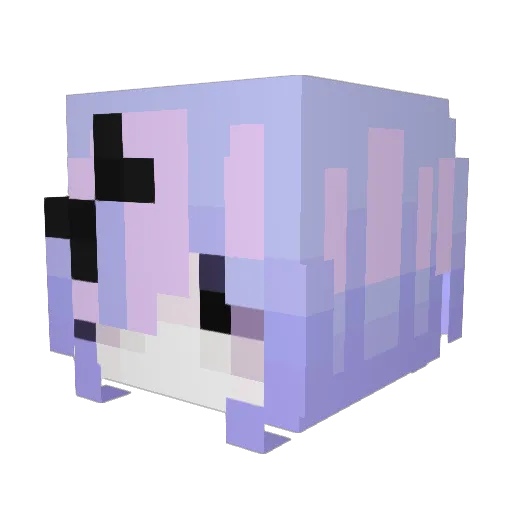 mariiixcq Minecraft avatar head, 3D render