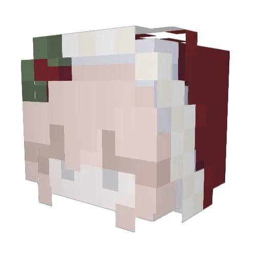 mariixsjj Minecraft avatar head, 3D render