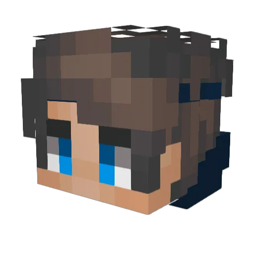 marijn08 Minecraft avatar head, 3D render