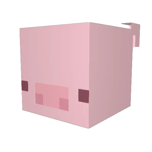 marijnetje Minecraft avatar head, 3D render