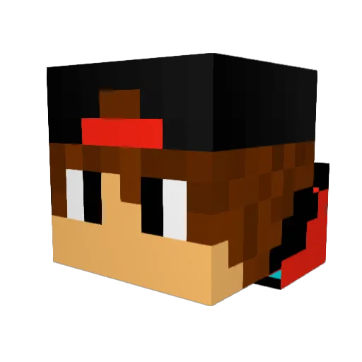 marijntje2 Minecraft avatar head, 3D render