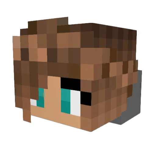 marikawaii1 Minecraft avatar head, 3D render