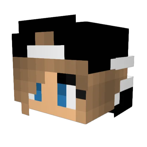 marike0609 Minecraft avatar head, 3D render