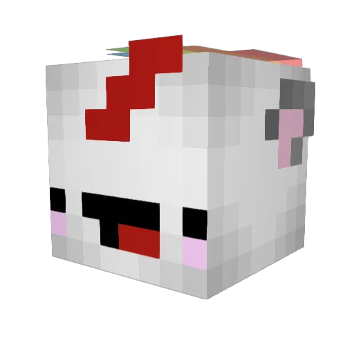 marilynthang Minecraft avatar head, 3D render