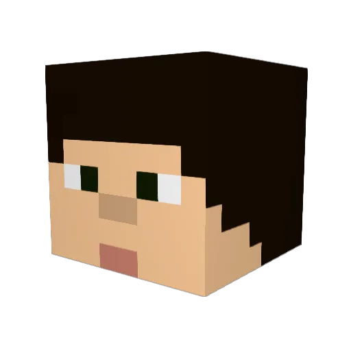 marimmmot Minecraft avatar head, 3D render