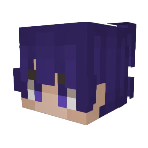 marin_1004 Minecraft avatar head, 3D render