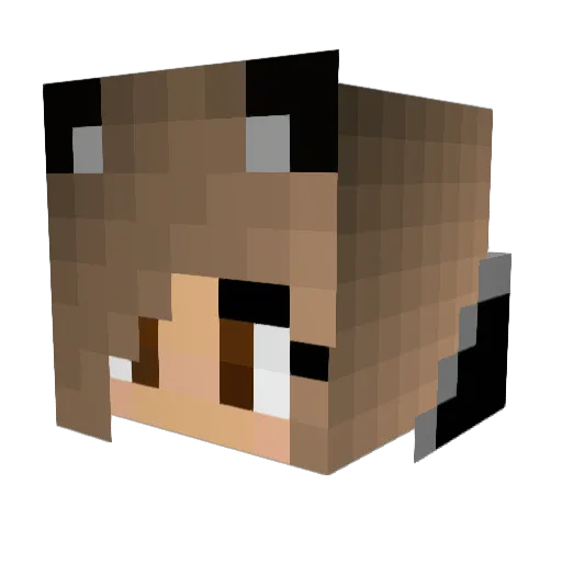 marinaa27 Minecraft avatar head, 3D render
