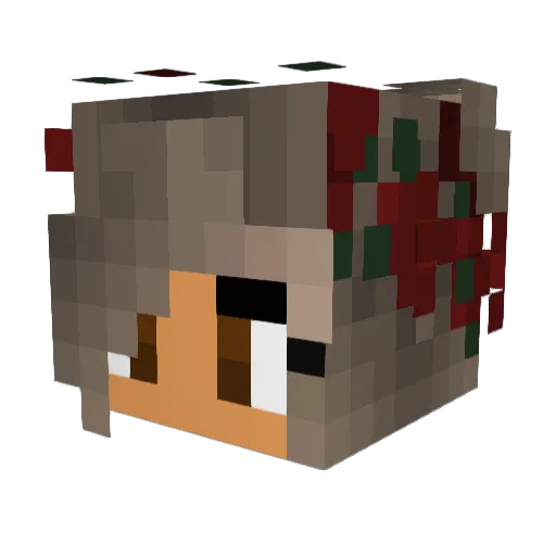 marinamarrim Minecraft avatar head, 3D render