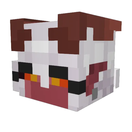 marinanuXD Minecraft avatar head, 3D render