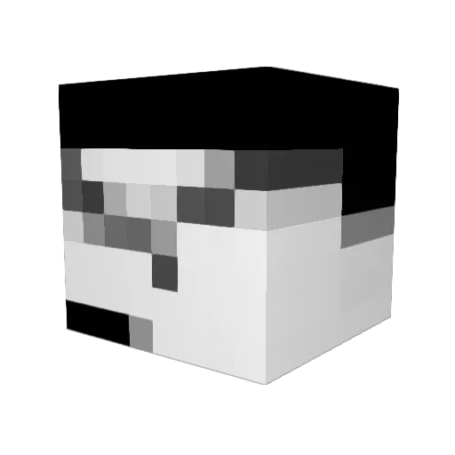 marinarul Minecraft avatar head, 3D render