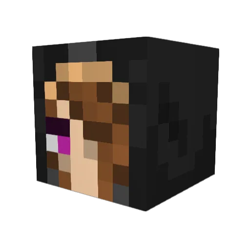 marine1173 Minecraft avatar head, 3D render