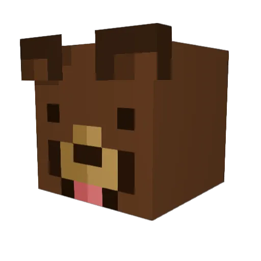 marine1230 Minecraft avatar head, 3D render