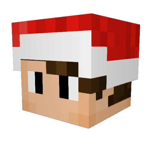 marinhkarin Minecraft avatar head, 3D render