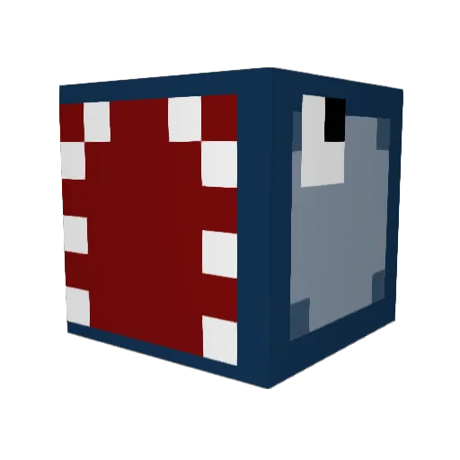 marinkogalic Minecraft avatar head, 3D render