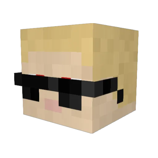 marinoa_sky Minecraft avatar head, 3D render