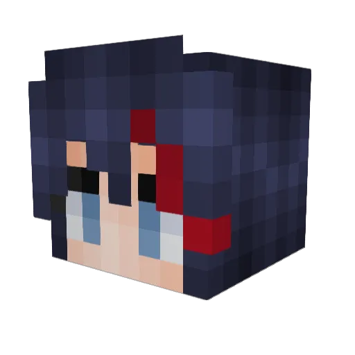 mario9881 Minecraft avatar head, 3D render