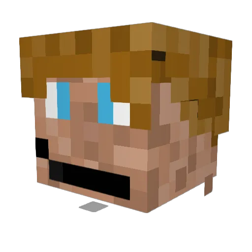 mario_yoshi443 Minecraft avatar head, 3D render