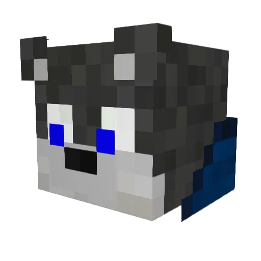 mariocardiel2 Minecraft avatar head, 3D render