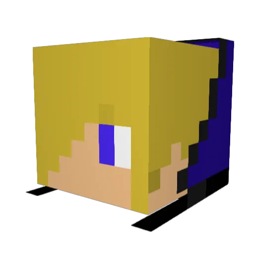 mariofreak1010 Minecraft avatar head, 3D render