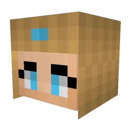 mariojoe8 Minecraft avatar head, 3D render