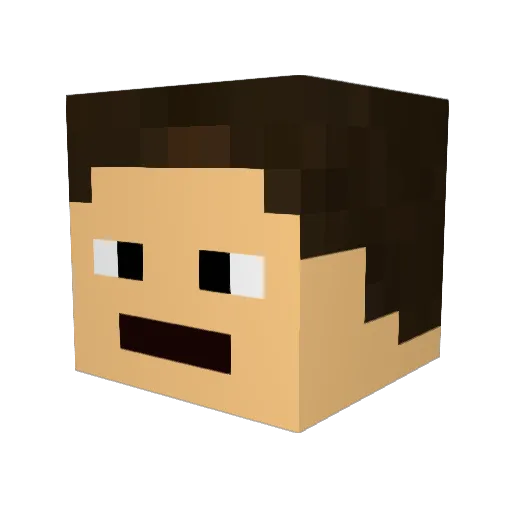 mariokid45 Minecraft avatar head, 3D render