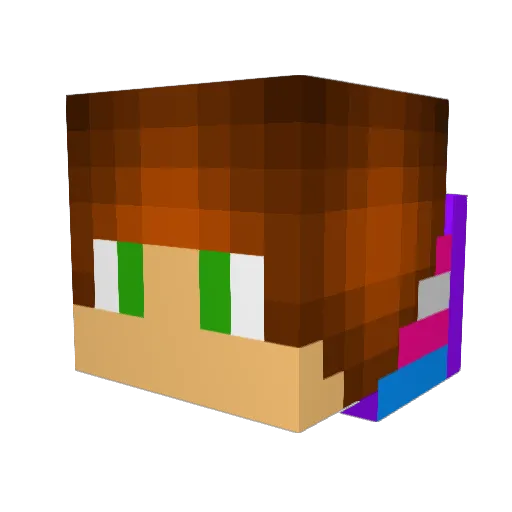 marioluigi653 Minecraft avatar head, 3D render