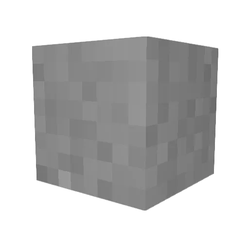 marionerva Minecraft avatar head, 3D render