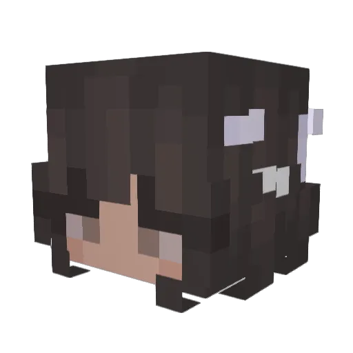 mariooncia188 Minecraft avatar head, 3D render