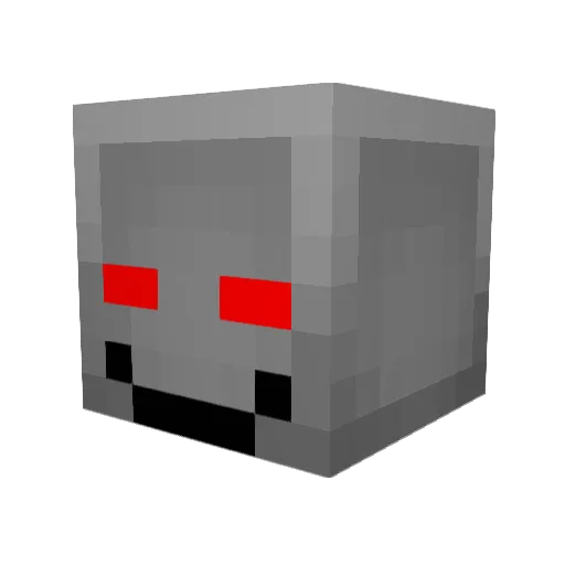 mariopflanze Minecraft avatar head, 3D render