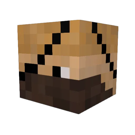 mariorazvan2014 Minecraft avatar head, 3D render