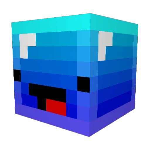 mariorose8 Minecraft avatar head, 3D render