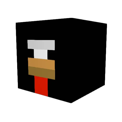 marios94 Minecraft avatar head, 3D render