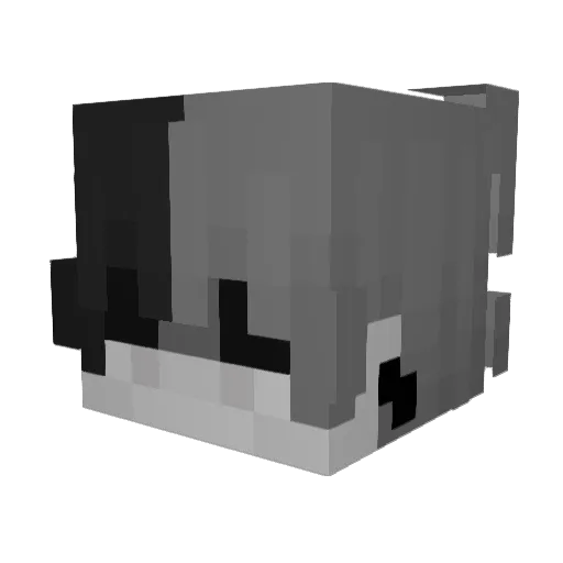 mariowstech Minecraft avatar head, 3D render