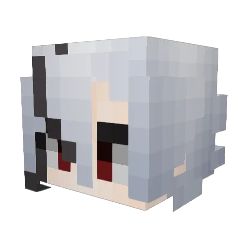 marisgamer Minecraft avatar head, 3D render