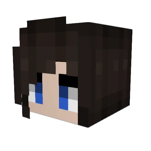 marishkabob Minecraft avatar head, 3D render