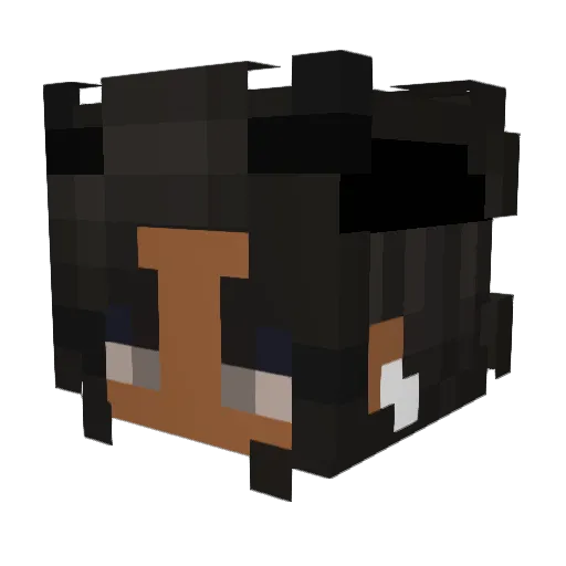 marissa1326 Minecraft avatar head, 3D render