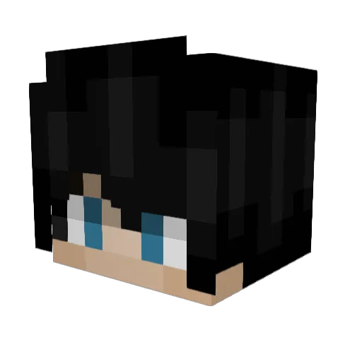 mariti Minecraft avatar head, 3D render
