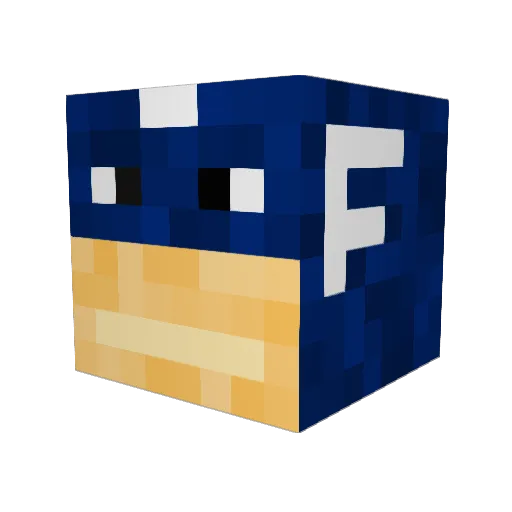 marito_2142 Minecraft avatar head, 3D render