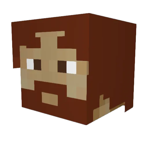 marius2468 Minecraft avatar head, 3D render