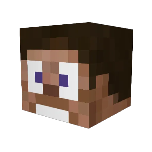 mariusa93 Minecraft avatar head, 3D render