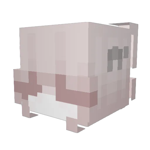 marizinhaa Minecraft avatar head, 3D render