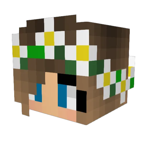 marjo123m Minecraft avatar head, 3D render