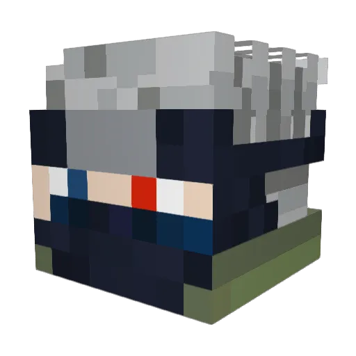 mark0472 Minecraft avatar head, 3D render