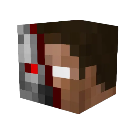 mark154 Minecraft avatar head, 3D render