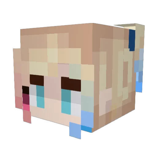mark162427 Minecraft avatar head, 3D render