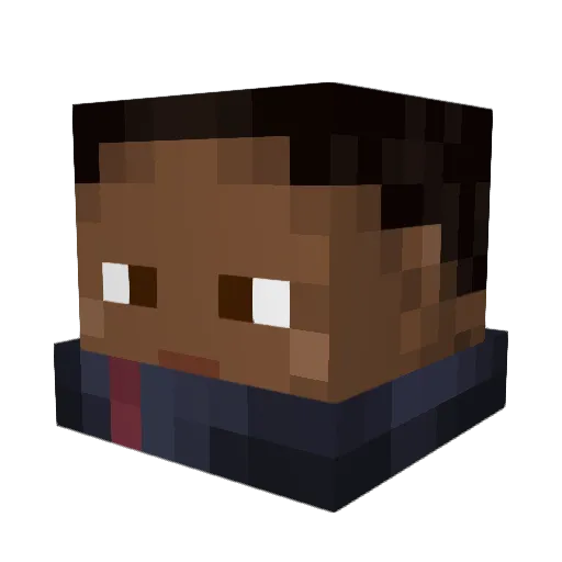 mark1910 Minecraft avatar head, 3D render