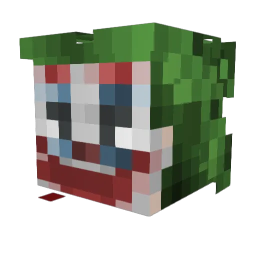 mark4brezzy Minecraft avatar head, 3D render