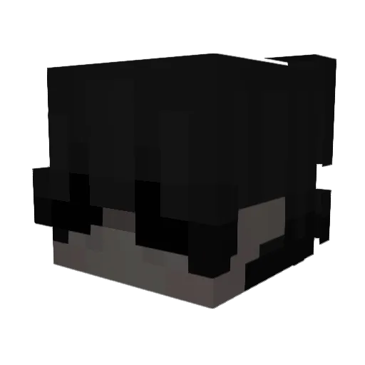 mark_222k Minecraft avatar head, 3D render