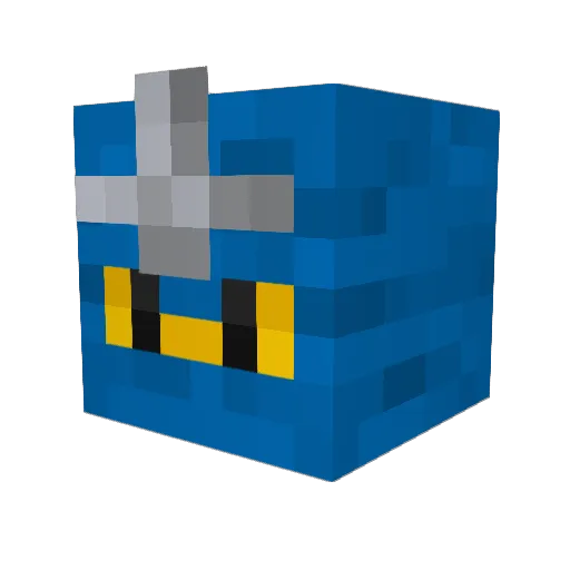mark_theshaark Minecraft avatar head, 3D render